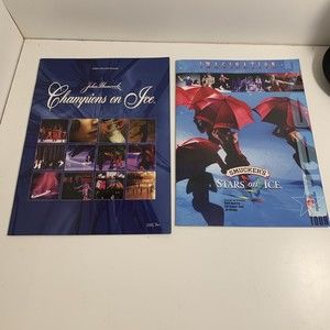 Vintage 2004 - 2005 Smuckers Stars On Ice Souvenir Program Book Collectible Lot